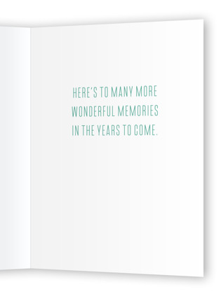 This is a greenery anniversary cards with standard by Alethea and Ruth called happy anniversary vines printing on signature in greeting cards