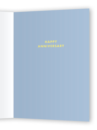 This is a grass anniversary cards with standard by Baumbirdy called perfectly match printing on signature in greeting cards