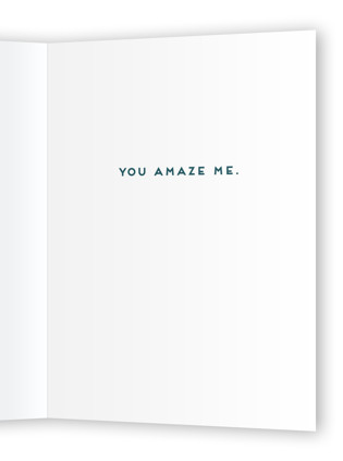 This is a ocean new baby greeting cards with standard by Snow and Ivy called love you more printing on signature in greeting cards