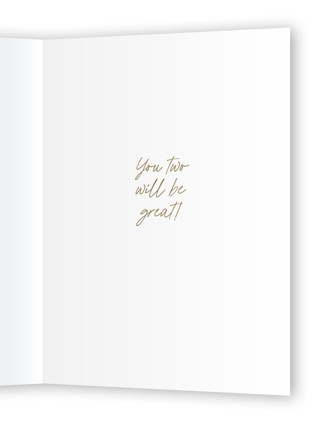 This is a porcelain new baby greeting cards with standard by Everett Paper Goods called boho buggy printing on signature in greeting cards