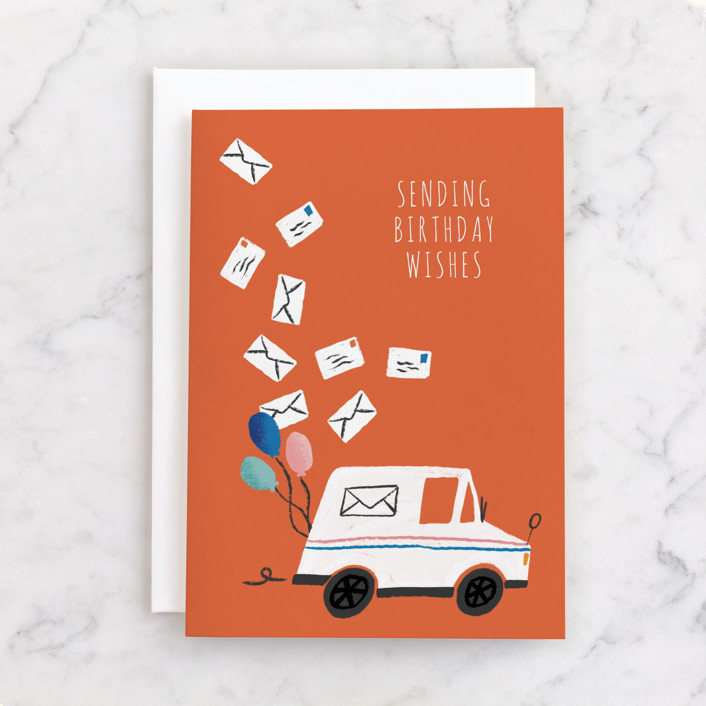 MAIL IT IN Individual Birthday Greeting Cards by Meredith Ann Minted