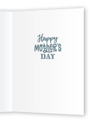 This is a aquamarine greeting cards with standard by Jessie Steury called momma otter printing on signature in greeting cards