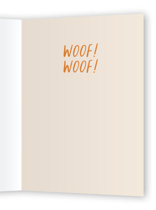 This is a sherbet congratulations cards with standard by Creo Study called round of a-paws printing on signature in greeting cards