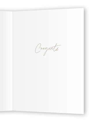 This is a chocolate congratulations cards with standard by Summer Winkelman called yay you! printing on signature in greeting cards