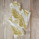 This is a white holiday tabletop by Alethea and Ruth called Watercolor Pines.