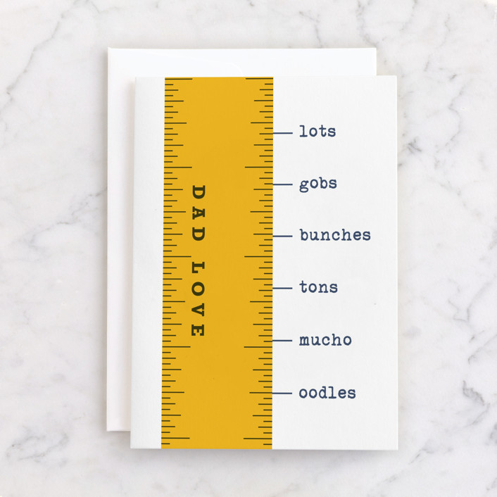 Dad Ruler Individual Father's Day Greeting Cards by Susan Brown | Minted