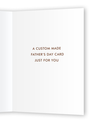 This is a cocoa fathers day cards with standard by Dawn Pope called smart fella printing on signature in greeting cards