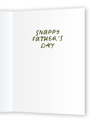 This is a broccoli fathers day cards with standard by Jenna Holcomb called crocin' it printing on signature in greeting cards