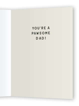This is a olive fathers day cards with standard by Ani Somi called pointer printing on signature in greeting cards