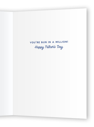 This is a bluebell fathers day cards with standard by Alexandra Cohn called frankly printing on signature in greeting cards