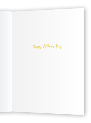 This is a cadmium fathers day cards with standard by mo kelley called mighty alrighty printing on signature in greeting cards