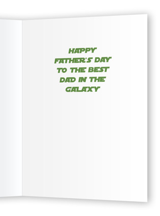 This is a tennis ball fathers day cards with standard by Becky Nimoy called may the course be with you printing on signature in greeting cards