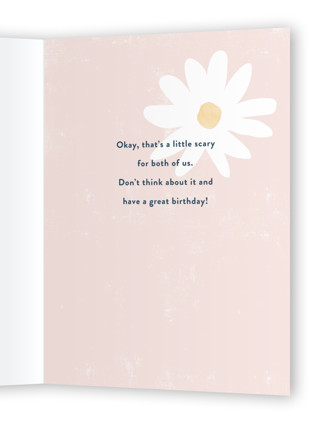 This is a blush birthday cards for her with standard by Pixel and Hank called like mother printing on signature in greeting cards