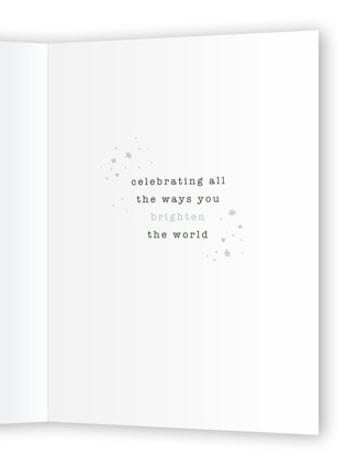 This is a garden birthday cards for her with standard by Corie Page called happy birthday garden printing on signature in greeting cards