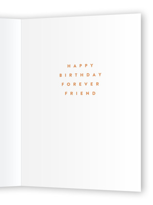 This is a apricot birthday cards for her with standard by JoAnn Jinks called forever printing on signature in greeting cards