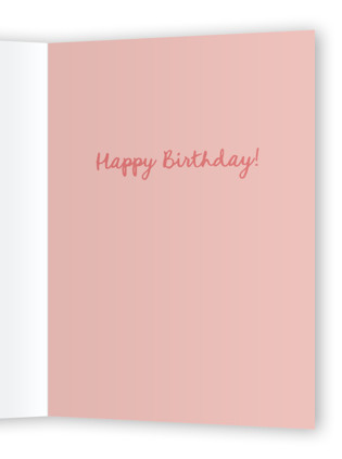 This is a mint birthday cards for her with standard by Creo Study called birthday balloon printing on signature in greeting cards