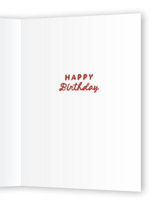 This is a guava birthday cards for her with standard by Everett Paper Goods called purrfect printing on signature in greeting cards