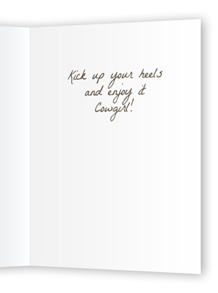 This is a peony birthday cards for her with standard by Itsy Belle Studio called yee-haw! printing on signature in greeting cards