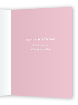 This is a blush birthday cards for her with standard by Sara Hicks Malone called loved through it all printing on signature in greeting cards