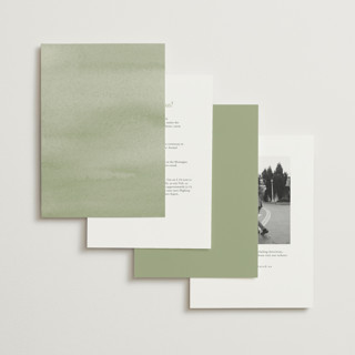 This is a ivy petite wedding invitations with foil pressed by Everett Paper Goods called canopy printing on signature in petite