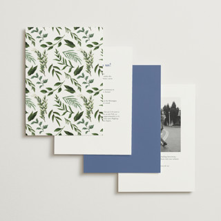 This is a sky petite wedding invitations with foil pressed by Susan Moyal called classic love printing on signature in petite