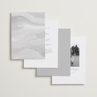 This is a silk petite wedding invitations with foil pressed by Kelly Schmidt called overlay printing on signature in petite