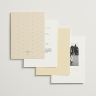 This is a champagne petite wedding invitations with foil pressed by Baumbirdy called woven printing on signature in petite