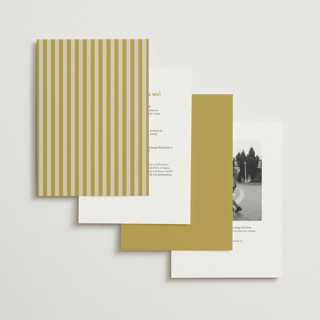 This is a honeycomb foil stamped wedding invitations with foil pressed by Morgan Kendall called playbill printing on signature in standard