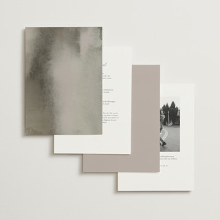 This is a antique foil stamped wedding invitations with foil pressed by Nicole Walsh called tux printing on signature in standard