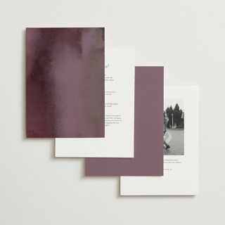 This is a merlot foil stamped wedding invitations with foil pressed by Nicole Walsh called tux printing on signature in standard