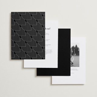 This is a ebony foil stamped wedding invitations with foil pressed by Kaydi Bishop called the wedding printing on signature in standard