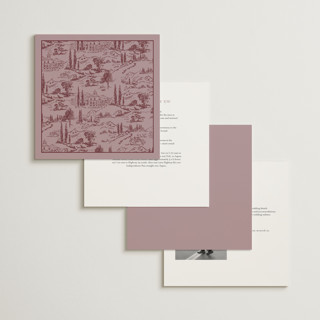 This is a merlot foil stamped wedding invitations with foil pressed by Lucrecia Caporale called country elegance printing on signature in standard