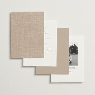 This is a chiffon foil stamped wedding invitations with foil pressed by chocomocacino called cantuccini printing on signature in standard