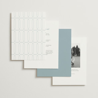 This is a bluebell foil stamped wedding invitations with foil pressed by Kristie Kern called marmont printing on signature in standard