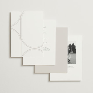 This is a quartz foil stamped wedding invitations with foil pressed by Lori Wemple called oval printing on signature in standard