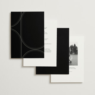 This is a noir foil stamped wedding invitations with foil pressed by Lori Wemple called oval printing on signature in standard