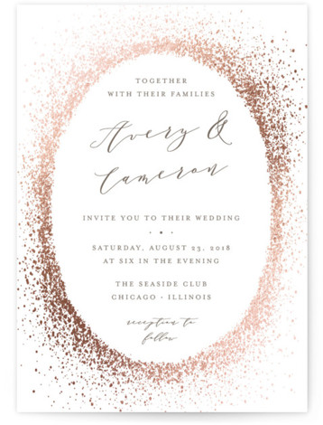 Devoted Foil-Pressed Wedding Invitations by Oscar &amp; Emma | Minted