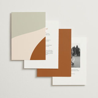 This is a linen foil stamped wedding invitations with foil pressed by Maria Hilas-Louie called stefana printing on signature in standard