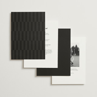 This is a charcoal foil stamped wedding invitations with foil pressed by Kelly Schmidt called modern corner printing on signature in standard