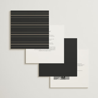 This is a charcoal foil stamped wedding invitations with foil pressed by Lucrecia Caporale called timeless charm printing on signature in standard