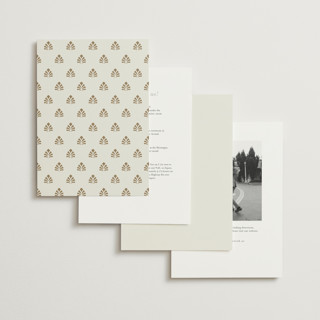 This is a champagne foil stamped wedding invitations with foil pressed by Oma N. Ramkhelawan called henna stamp printing on signature in standard