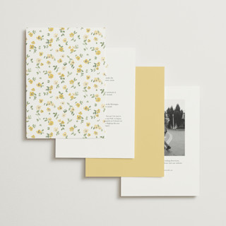 This is a citrine foil stamped wedding invitations with foil pressed by Everett Paper Goods called portico printing on signature in standard
