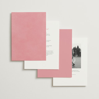 This is a rosebud foil stamped wedding invitations with foil pressed by Emily Betts called vintage oval printing on signature in standard