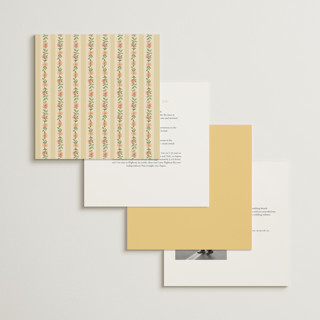 This is a ghee foil stamped wedding invitations with foil pressed by Creo Study called alamgamation printing on signature in standard