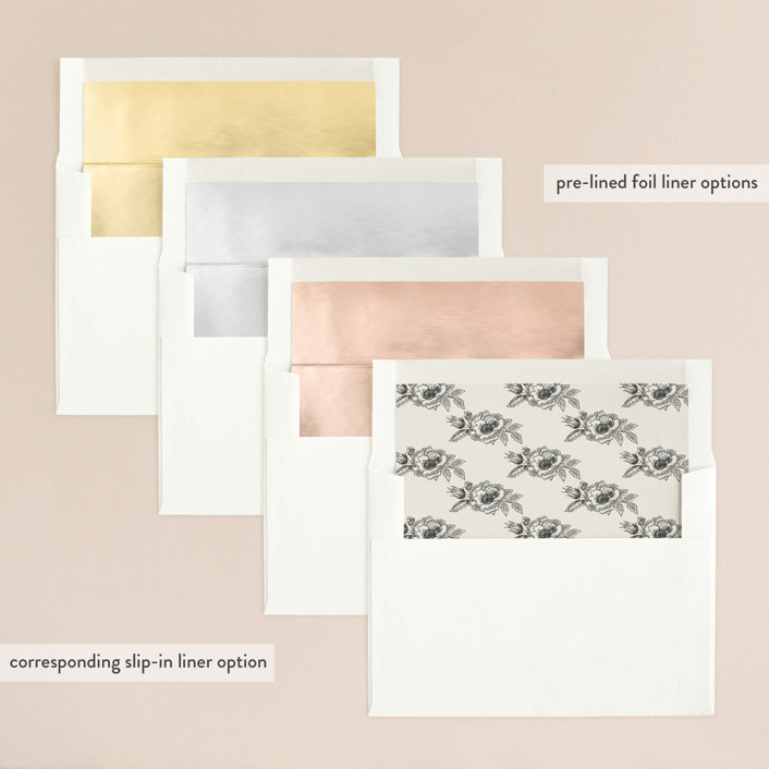 Wedding Etching FoilPressed Wedding Invitations by Chris Griffith Minted