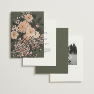 This is a thyme foil stamped wedding invitations with foil pressed by Itsy Belle Studio called madison printing on signature in standard