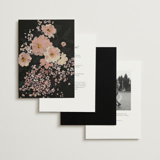 This is a ebony foil stamped wedding invitations with foil pressed by Itsy Belle Studio called madison printing on signature in standard