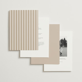 This is a champagne foil stamped wedding invitations with foil pressed by Ana de Sousa called timeless nature printing on signature in standard