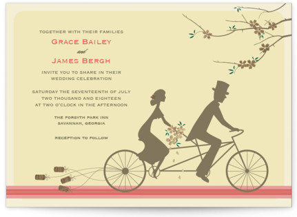 photo of Journey Together Foil Pressed Wedding Invitations