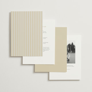 This is a sunset foil stamped wedding invitations with foil pressed by Maja Cunningham called chantilly printing on signature in standard